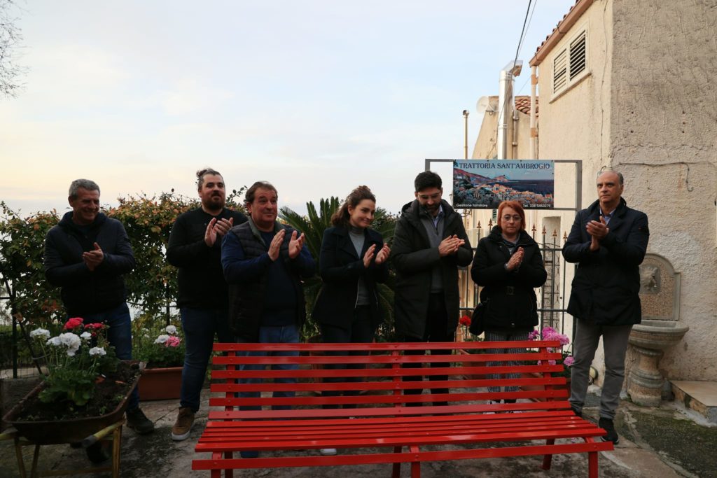 8 marzo. Panchina rossa a Sant’Ambrogio