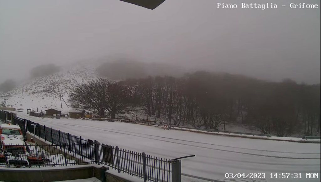 Nevica a Piano Battaglia