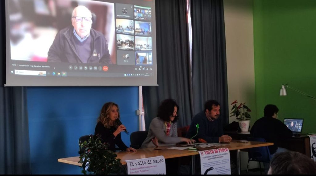 Salvatore Borsellino commuove gli studenti di Lucca, Crotone e Novara presenti all’iniziativa “Il volto di Paolo”