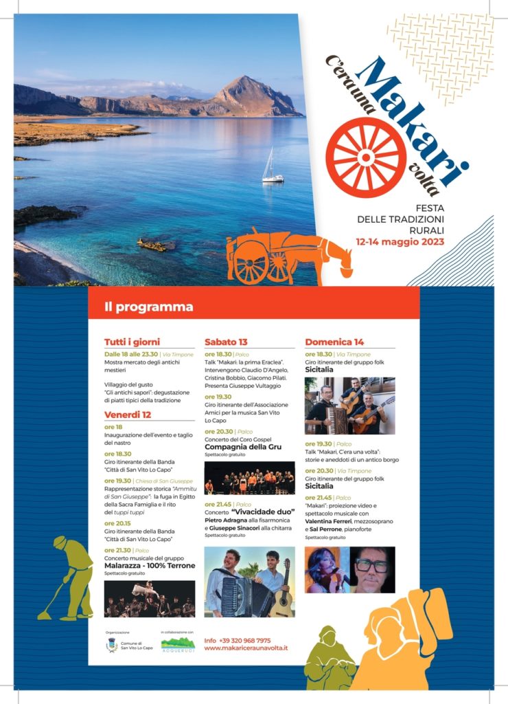 A San Vito Lo Capo la 1^ edizione di Makari c’era una volta, la festa delle tradizioni rurali
