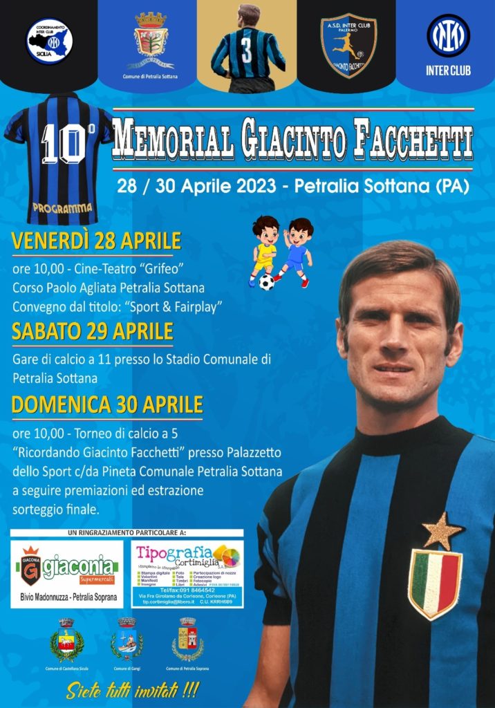 Memorial Giacinto Facchetti a Petralia Sottana