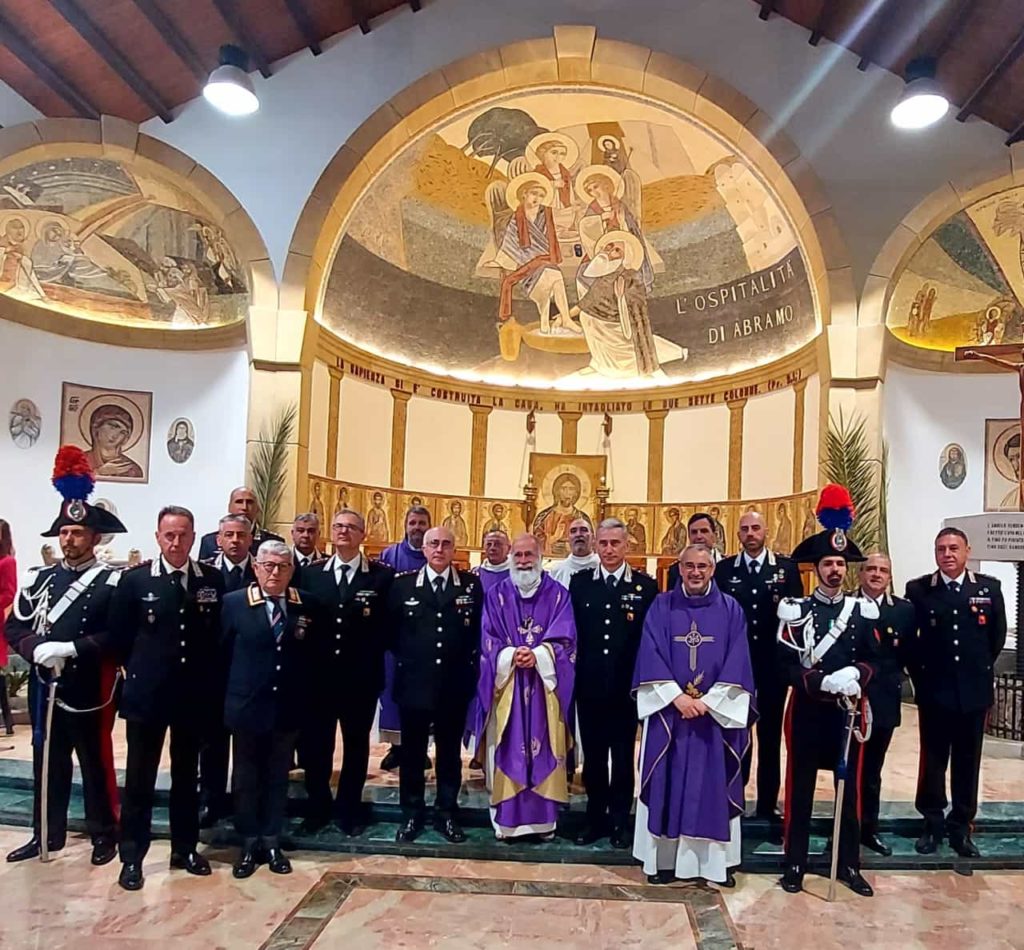 Carabinieri. Celebrazione in preparazione alla Pasqua presso la Missione Speranza e Carità di Biagio Conte