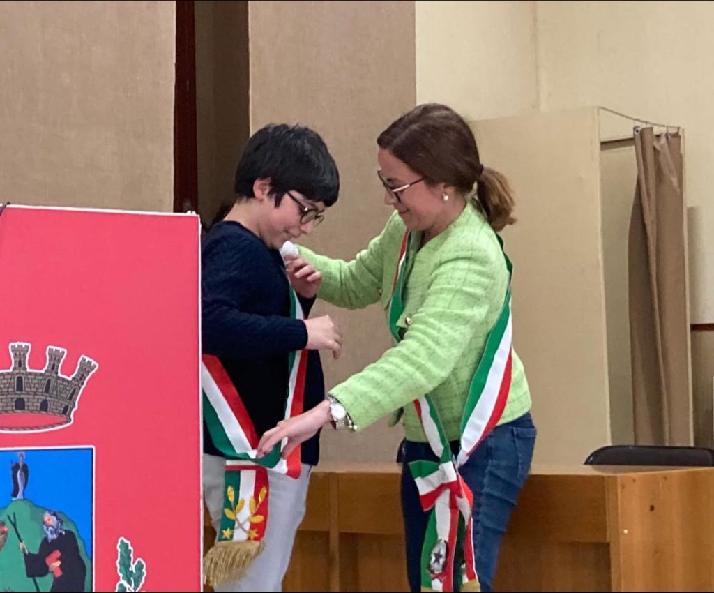 Termini, giuramento del Sindaco dei Ragazzi,nell’ambito del progetto Coloriamo il nostro Futuro