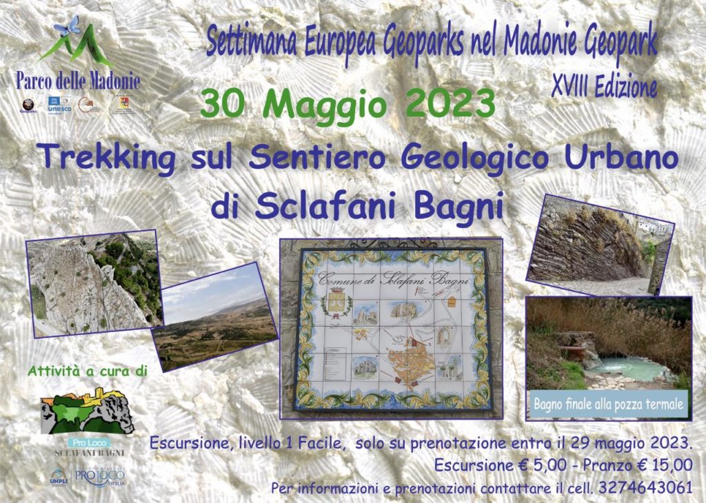 Settimana Europea Geoparks,trekking a Sclafani Bagni