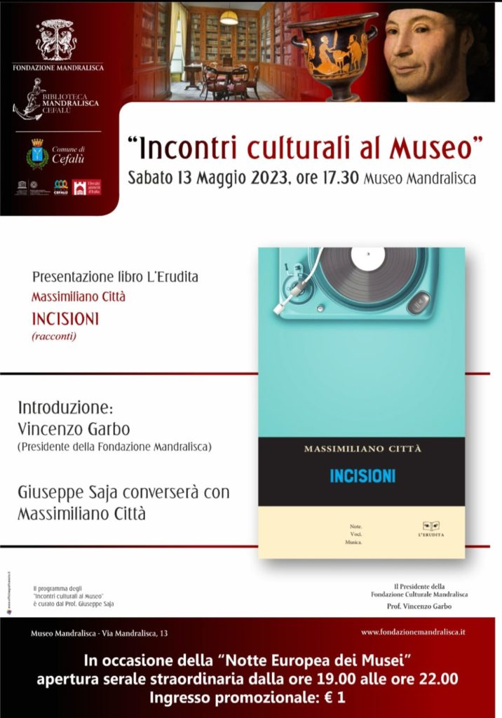 Mandralisca. “Notte Europea dei Musei” e “Incisioni” di Massimiliano Città