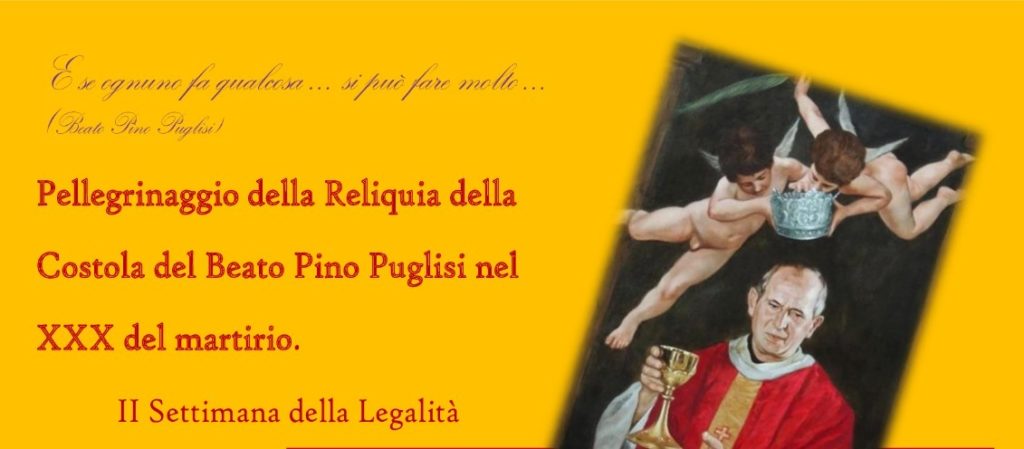 Petralia Sottana al via la “Seconda Settimana della legalità”con le reliquie del Beato martire p. Pino Puglisi