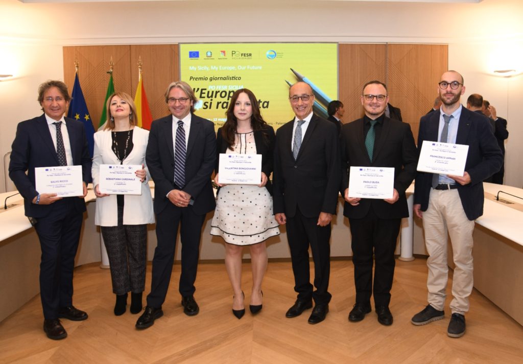 Premio giornalistico sui Fondi Ue in Sicilia, riconoscimento per sette cronisti a Palazzo d’Orléans