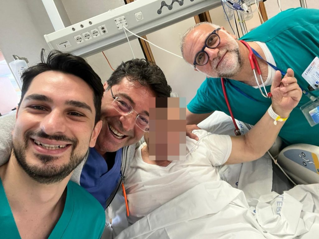 Si reca al pronto soccorso dell’Ingrassia e scopre di avere un versamento ematico al cuore