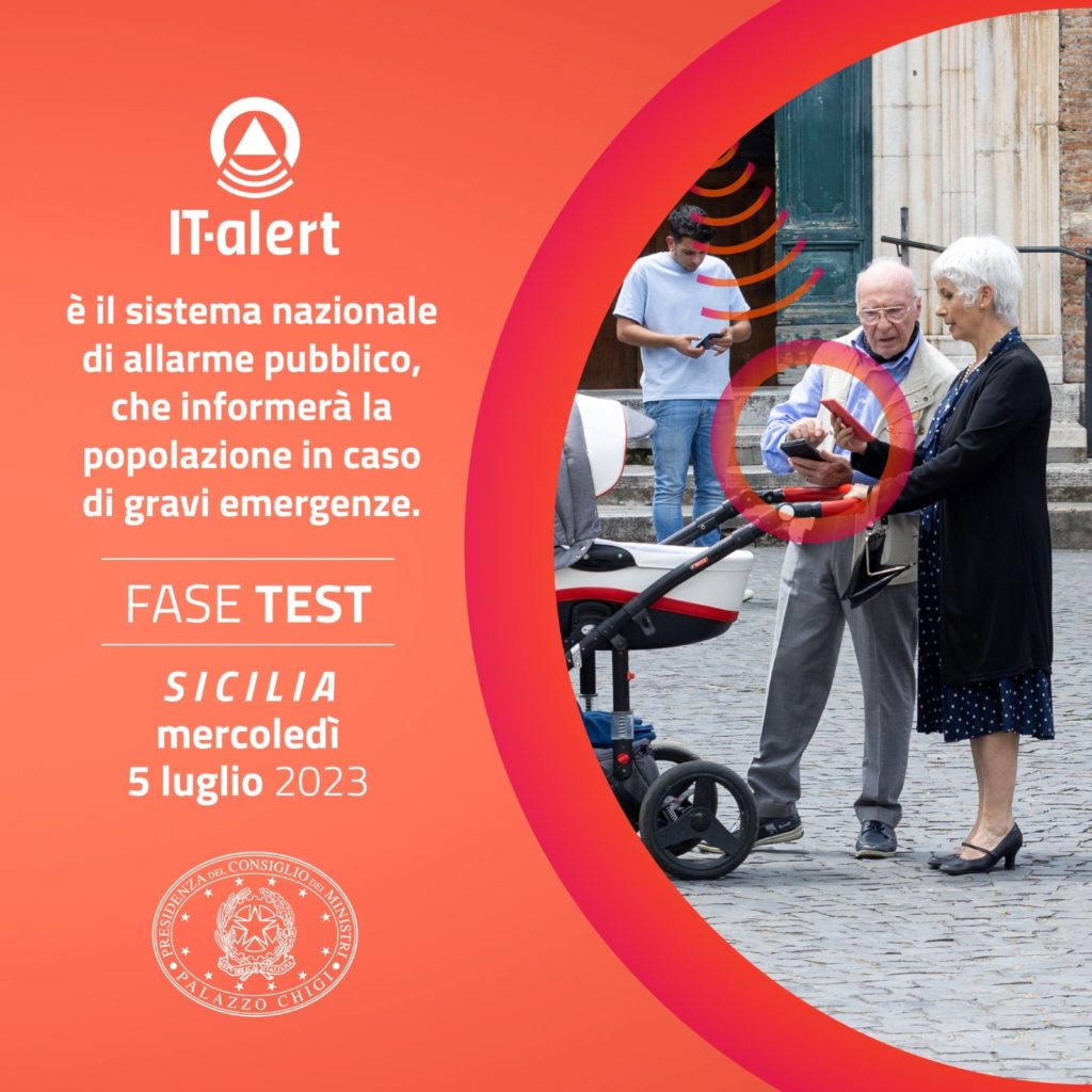 Protezione civile, il 5 luglio in Sicilia si testa il nuovo sistema di allarme. Schifani: «Un dovere partecipare»