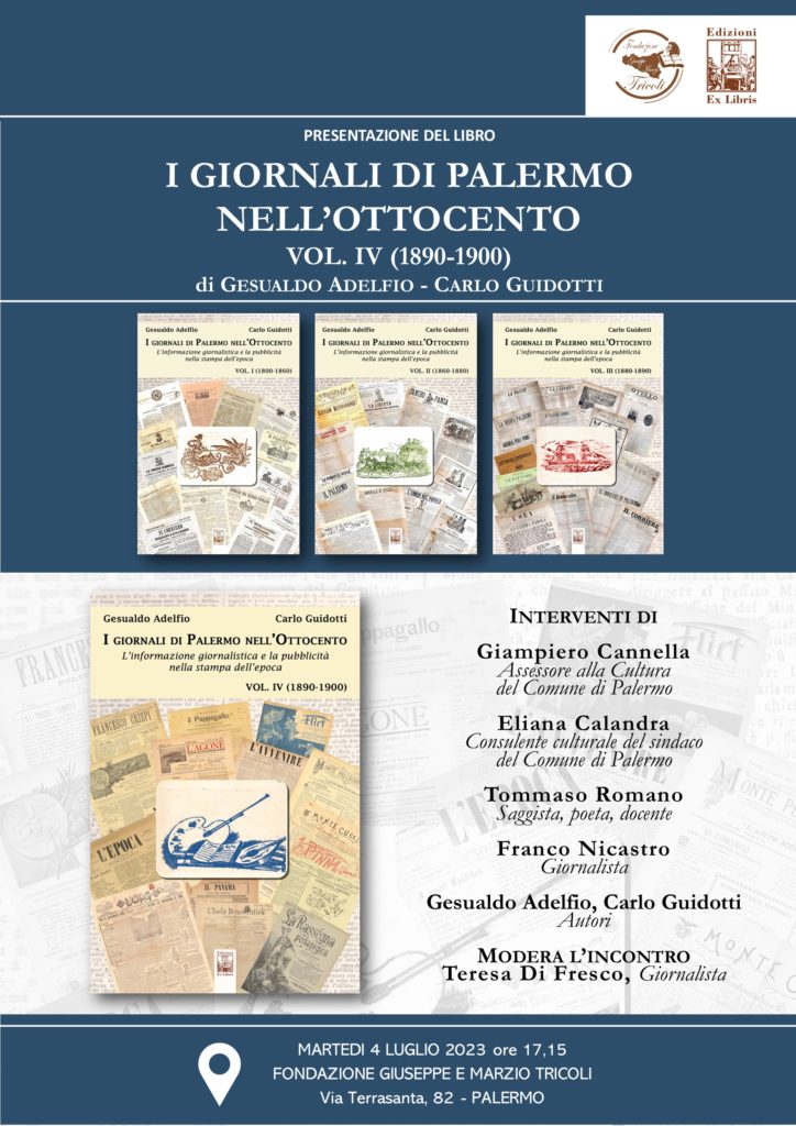 Adelfio e Guidotti: La storia della stampa di Palermo attraverso i giornali dell’Ottocento