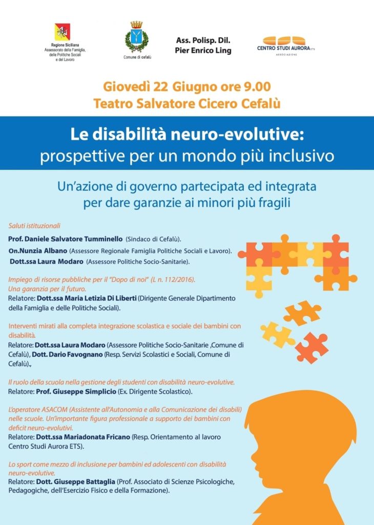 Teatro Cicero, disabilità neuro-evolutive nei bambini