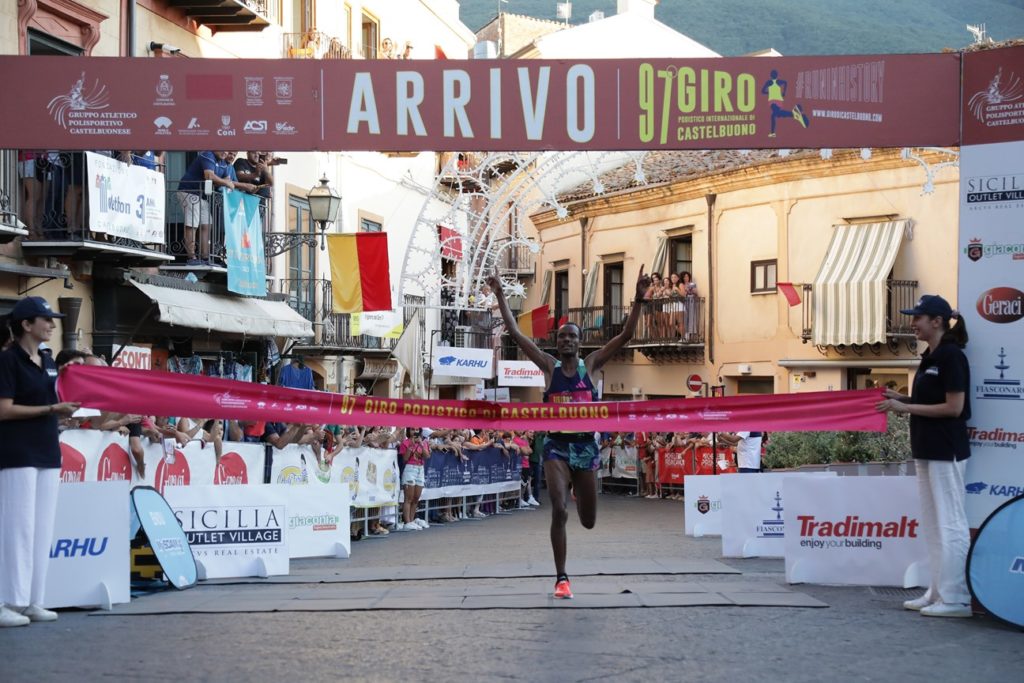 AL 97° GIRO PODISTICO INTERNAZIONALE DI CASTELBUONO VINCE L’ ETIOPE CON EDRIS MUKTAR