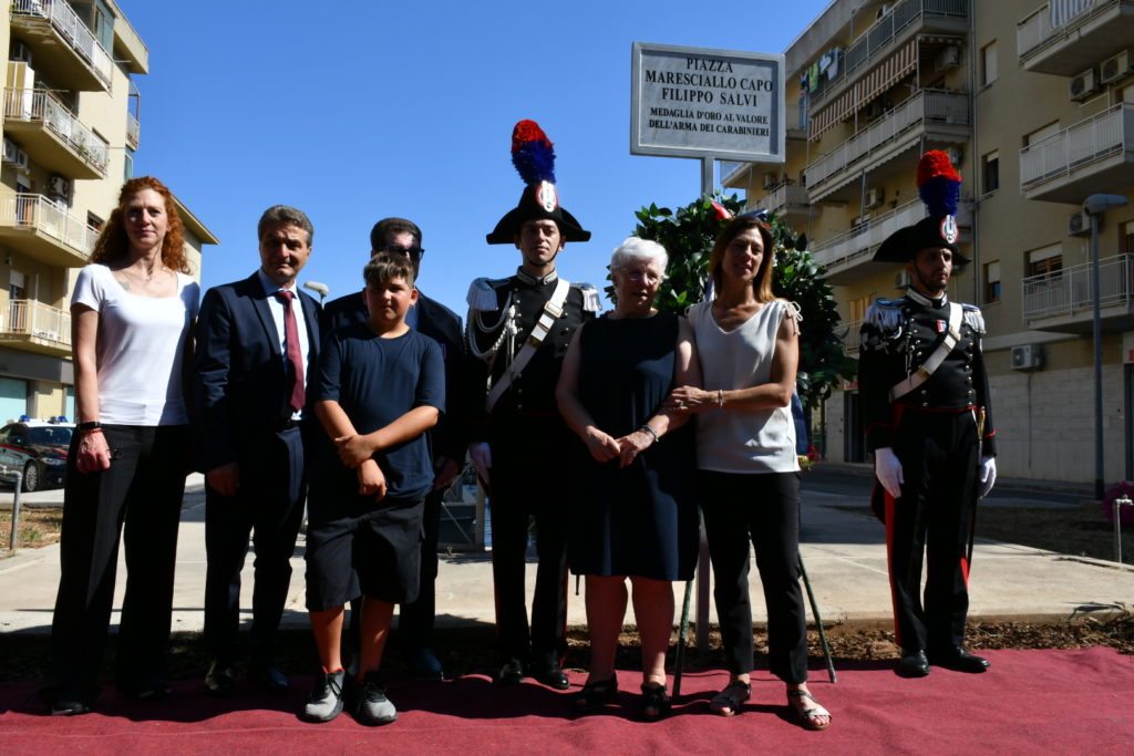 Bagheria,onore al Maresciallo Capo Filippo Salvi Medaglia d’Oro al Valore dell’Arma dei Carabinieri