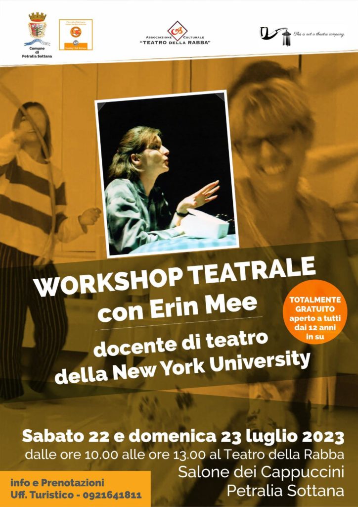 Workshop Teatrale con Erin Mee Docente di Teatro della New York University