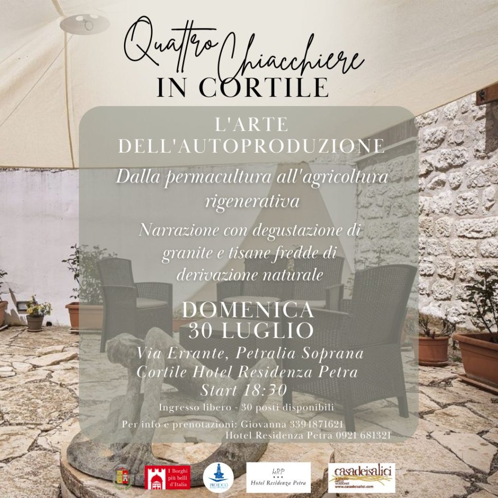 Quattro chiacchiere in cortile a Petralia Soprana