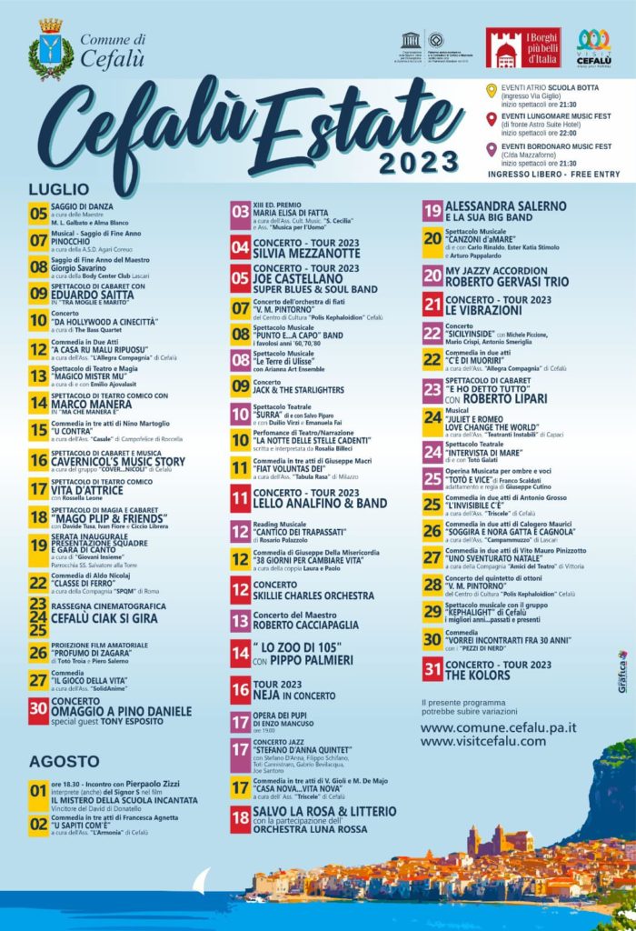 Cartellone Estivo 2023