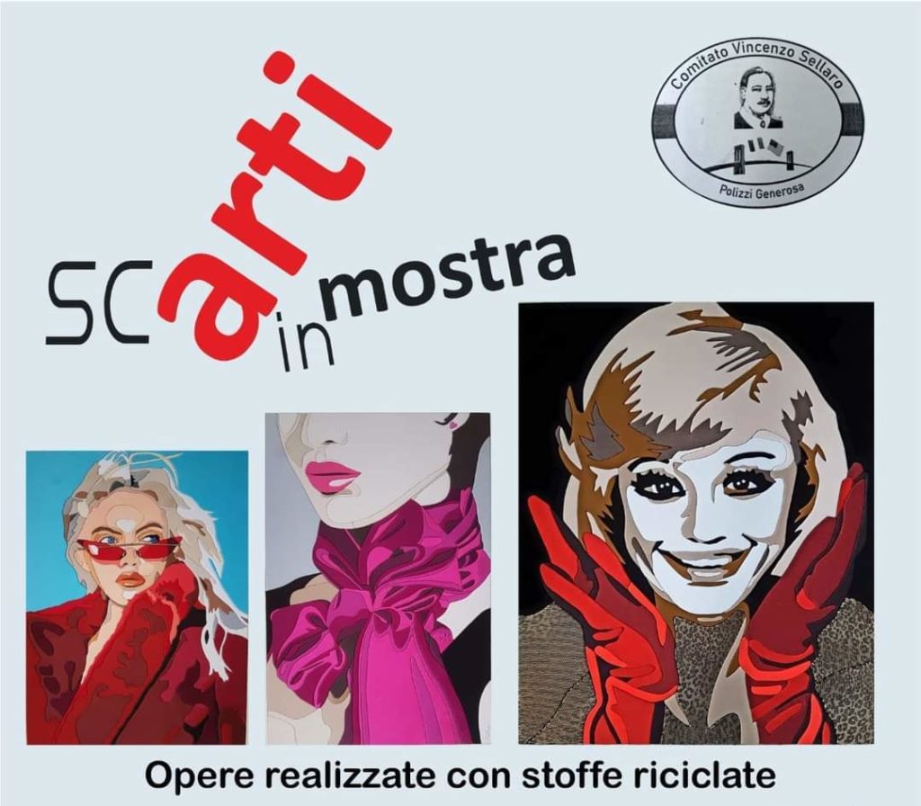 A Polizzi Generosa in mostra le opere con stoffe riciclate di Melina Tricoli