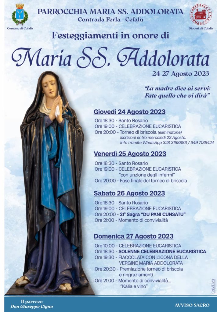 Festeggiamenti Addolorata