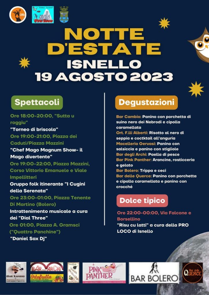 Consulta Giovanile. Notte d’estate di Isnello