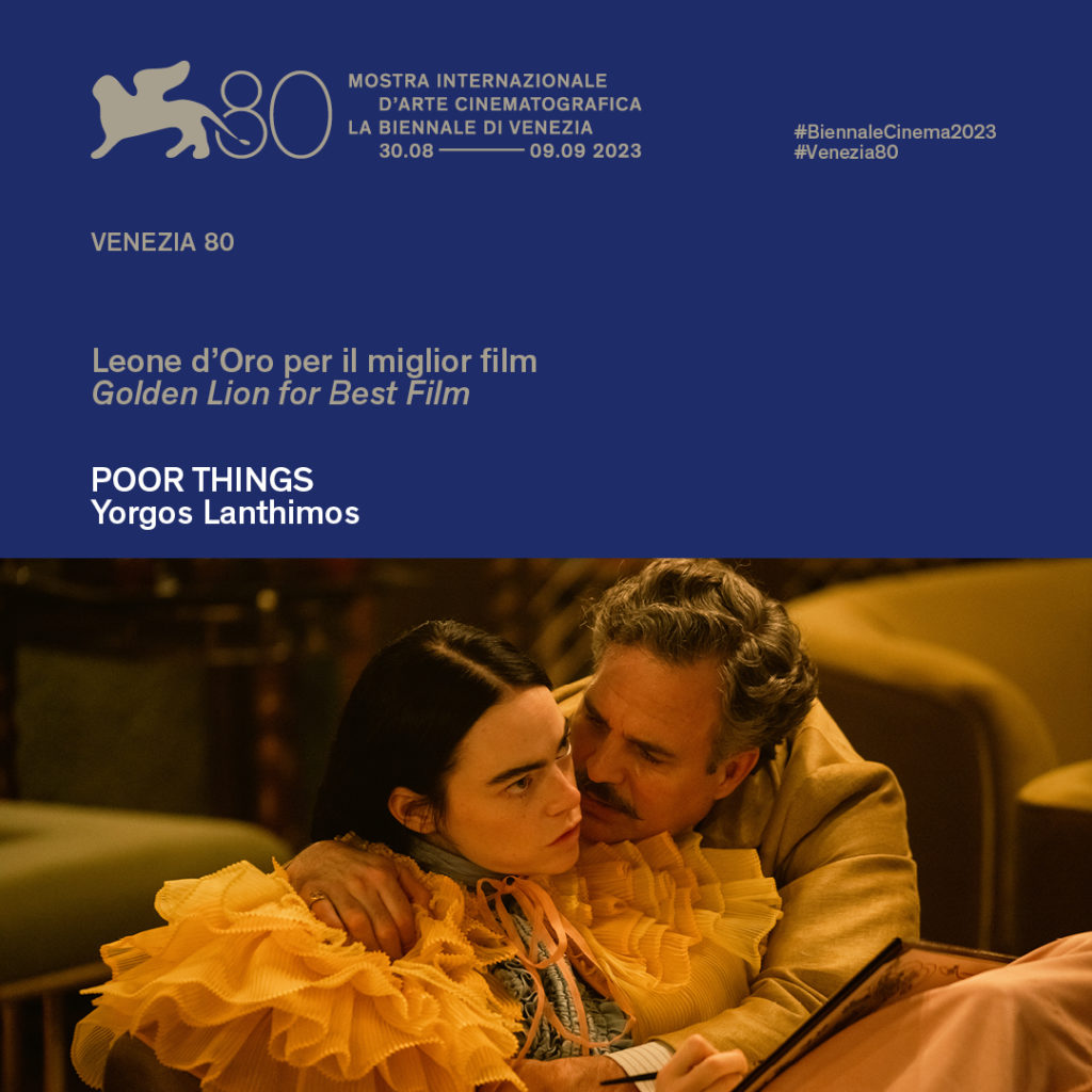 Festival di Venezia 2023,tutti i Premi della 80esima Mostra