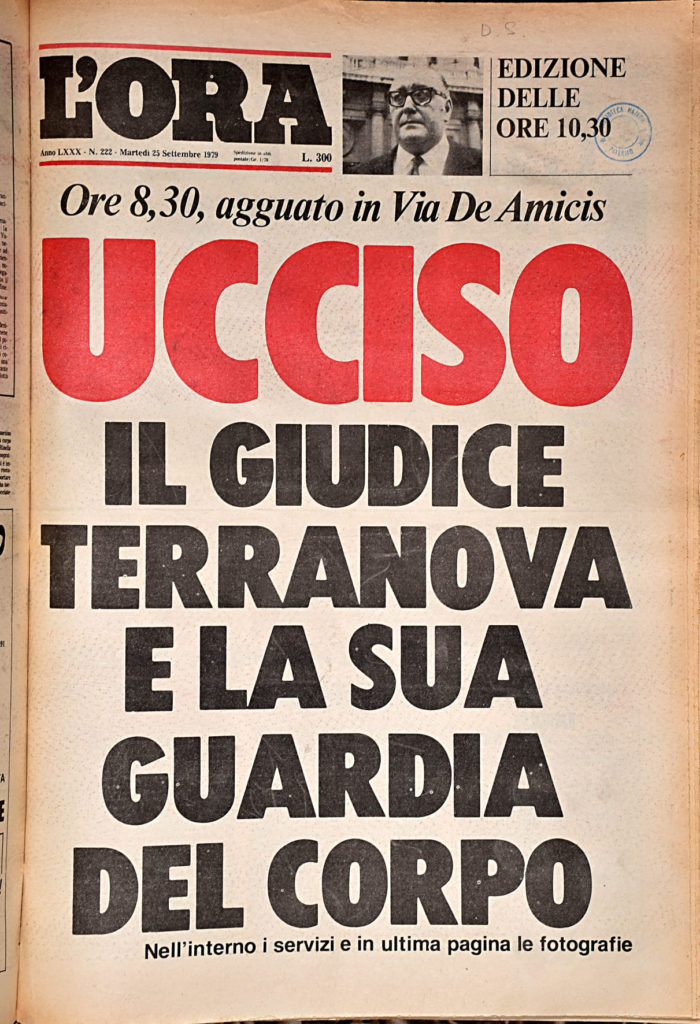 44 anni fa veniva ucciso il Giudice Terranova