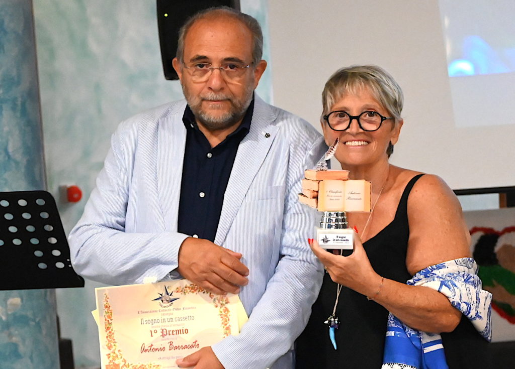 Antonio Barracato premiato a Lascari  al Concorso Letterario “Poeti e Sognatori”