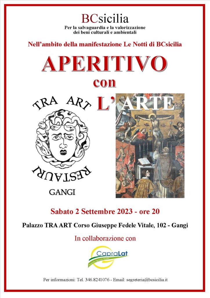 Notti BCsicilia. Aperitivo con l’arte a Gangi