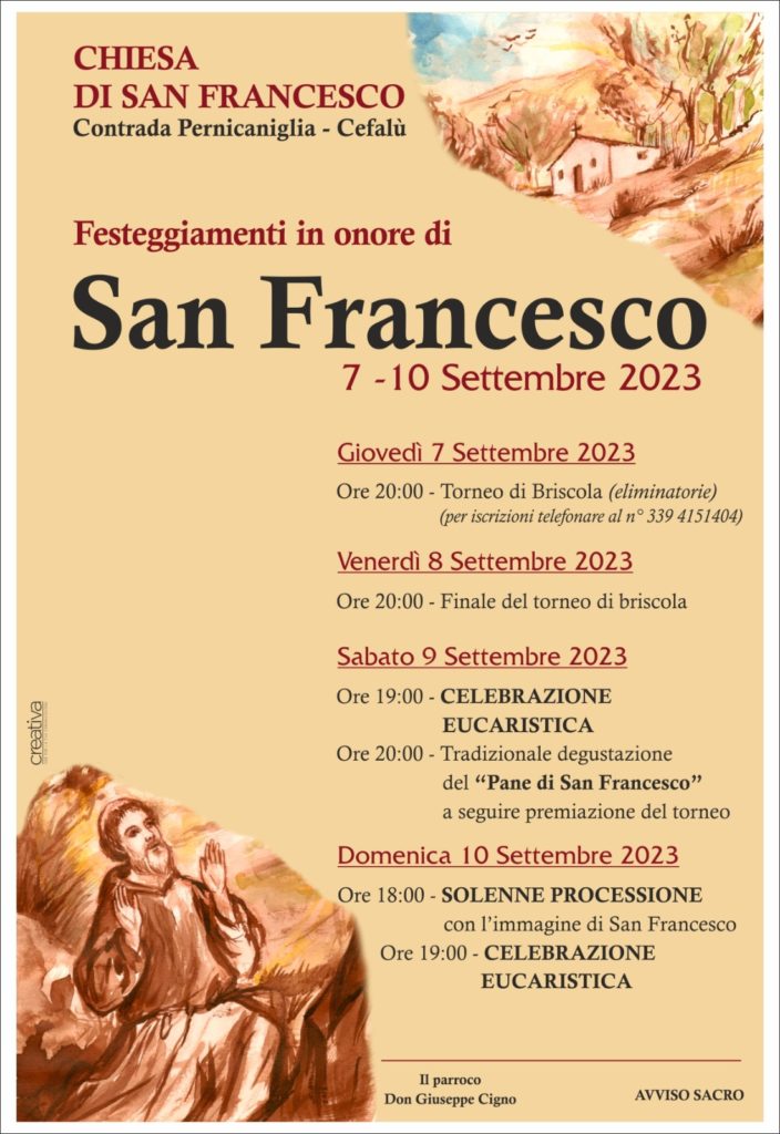 Festeggiamenti in onore di San Francesco