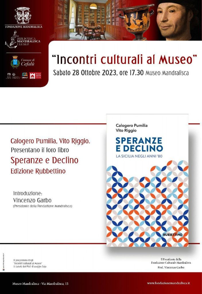 Al Museo Mandralisca la presentazione del libro di Calogero Pumilia e Vito Riggio