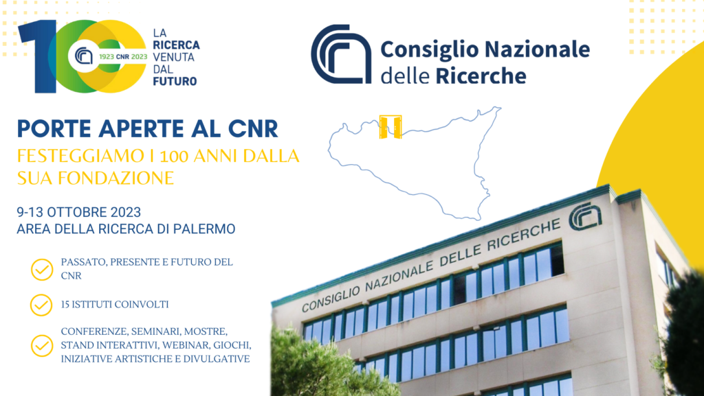 Il Cnr – Palermo festeggia i 100 anni dalla sua fondazione