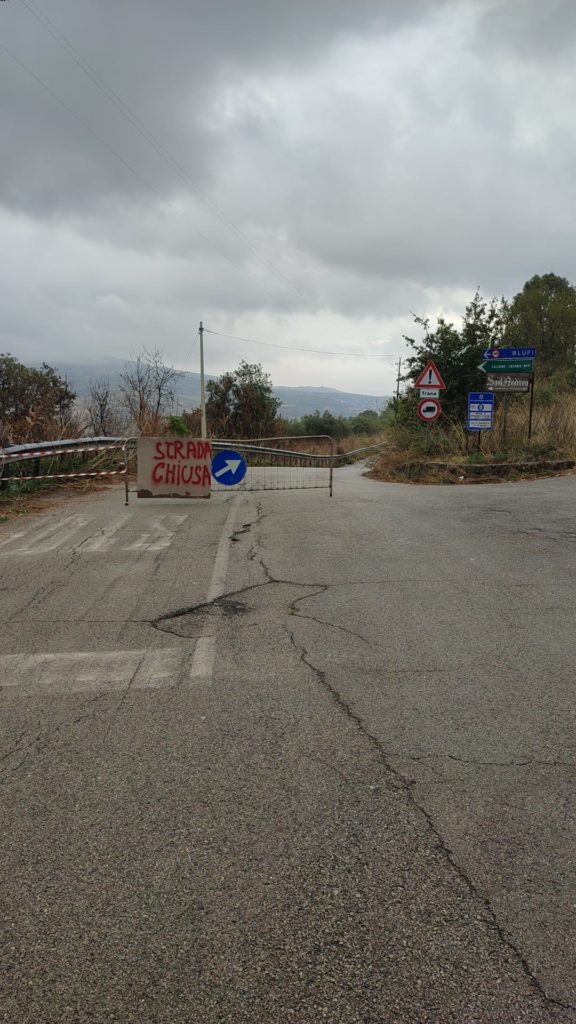 Chiusa(nuovamente)la strada Castellana-Blufi