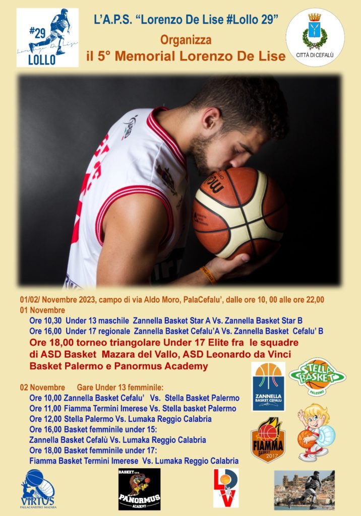 Basket. Memorial Lorenzo De Lise
