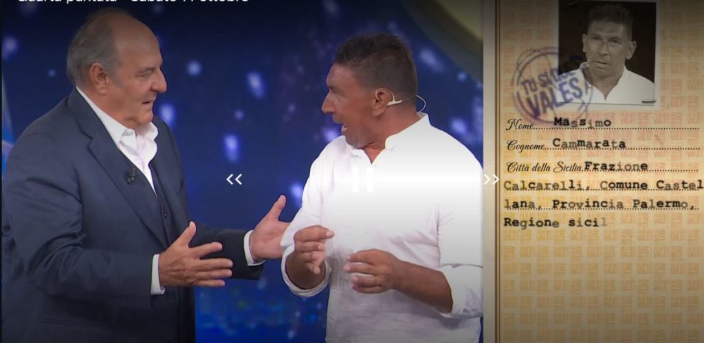 A Tu Si Que Vales Massimo Cammarata da Calcarelli