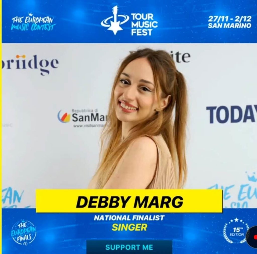 Debora Marguglio tra le finaliste del Tour Music Fest 2023