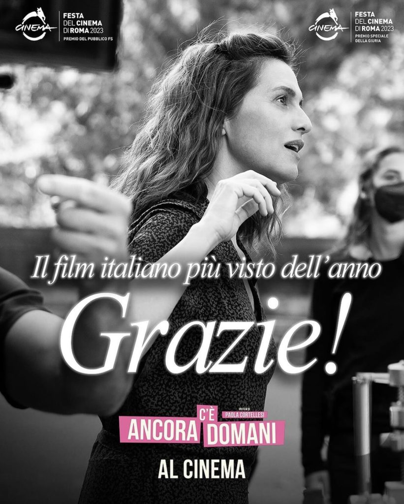 Paola Cortellesi entra nella storia del cinema