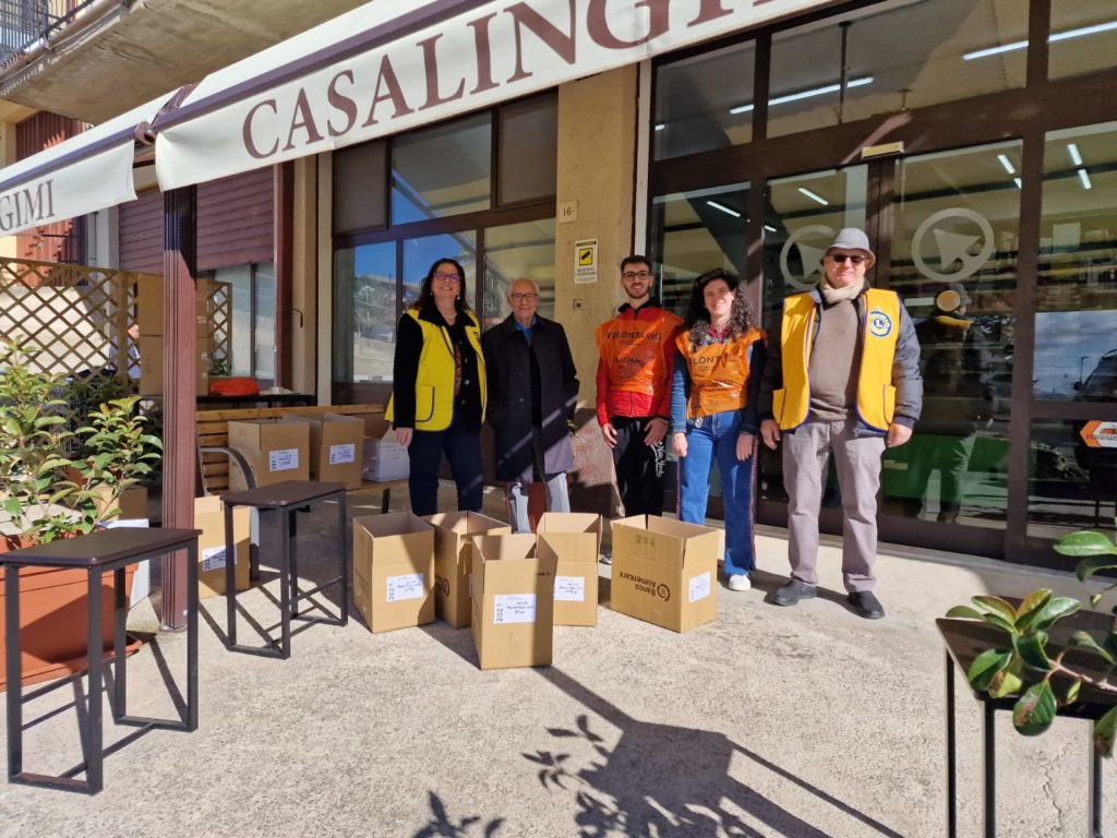 I Lions club Madonie e il banco alimentare: insieme contro la fame