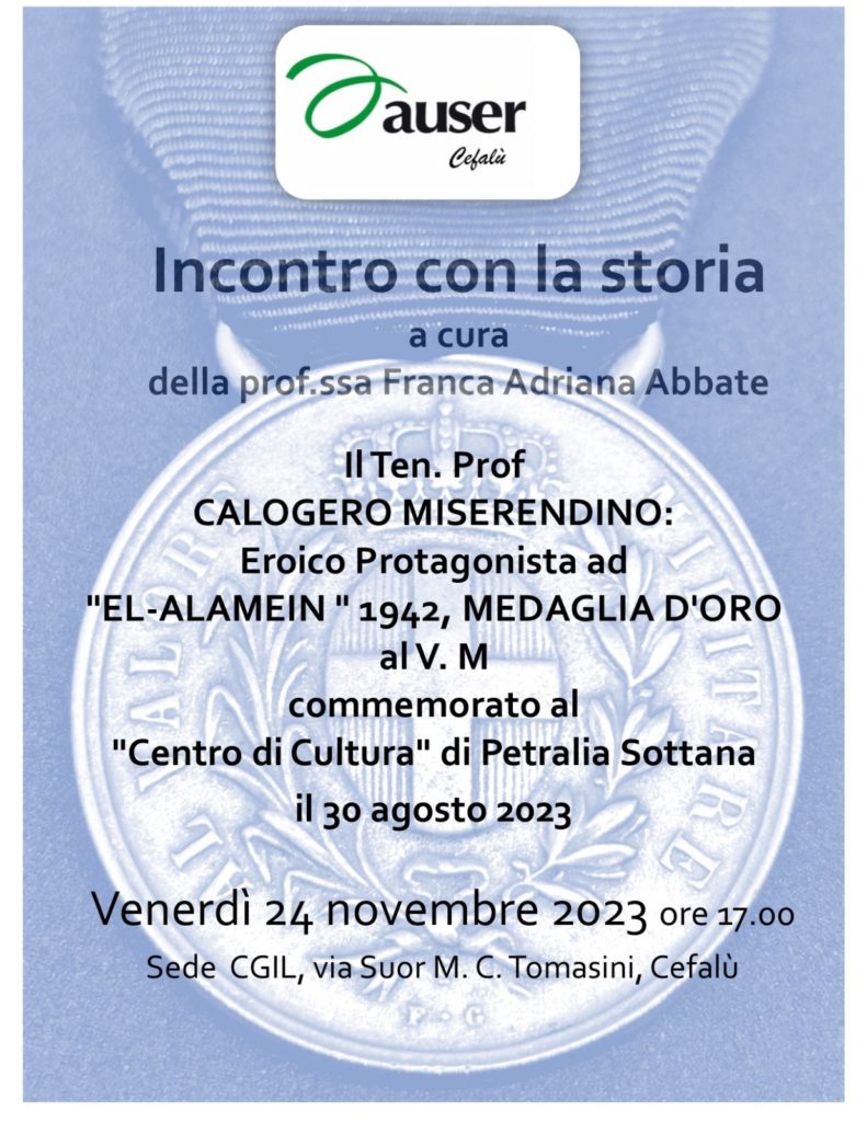 Auser Cefalù. Incontro con la storia