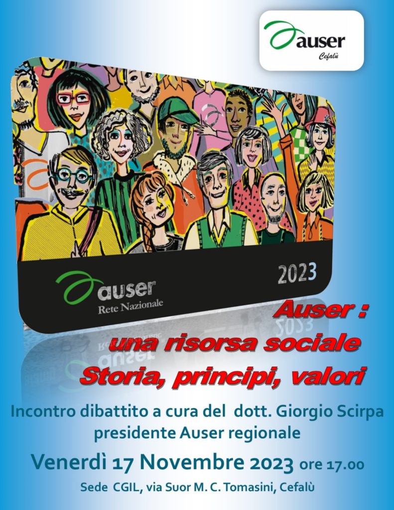 Il Presidente regionale di Auser a Cefalù