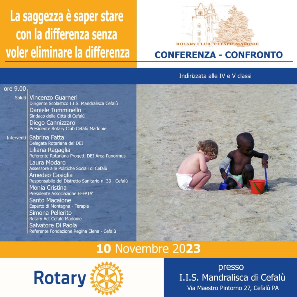 Rotary Cefalù. Il valore della differenza