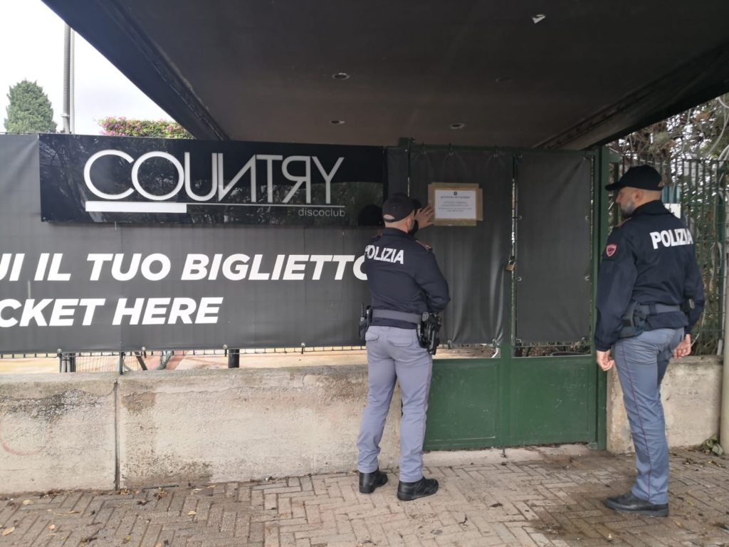 Il Questore di Palermo ha sospeso per cinque giorni le licenze della discoteca “Siddartha Country Club”