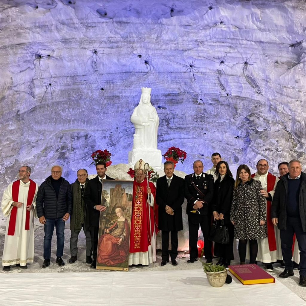 Santa Barbara, celebrazione del Vescovo a Raffo