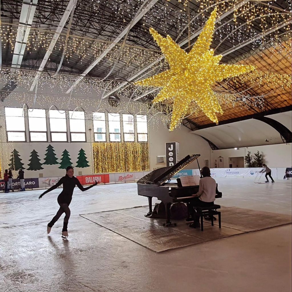“Piano on ice”alla fiera del Mediterrano gli show di pattinaggio artistico su ghiaccio