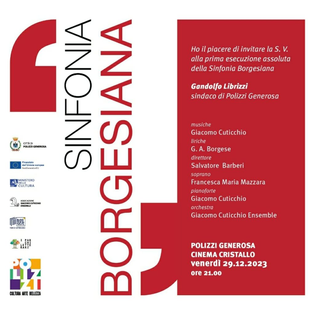 Sinfonia Borgesiana in prima assoluta a Polizzi Generosa.