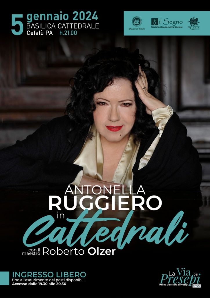 Al Duomo di Cefalù Antonella Ruggiero e il suo “Cattedrali”