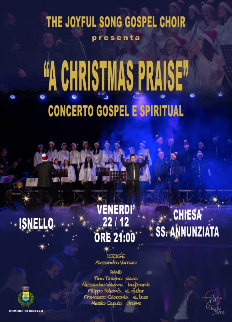 Coristi e maestri madoniti. Ad Isnello concerto Gospel “A Christmas Praise”
