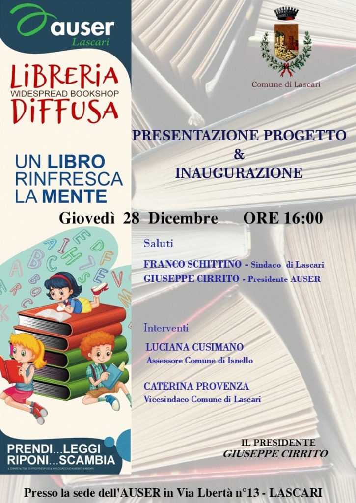 AUSER Lascari. Rete delle “Biblioteche Diffuse”