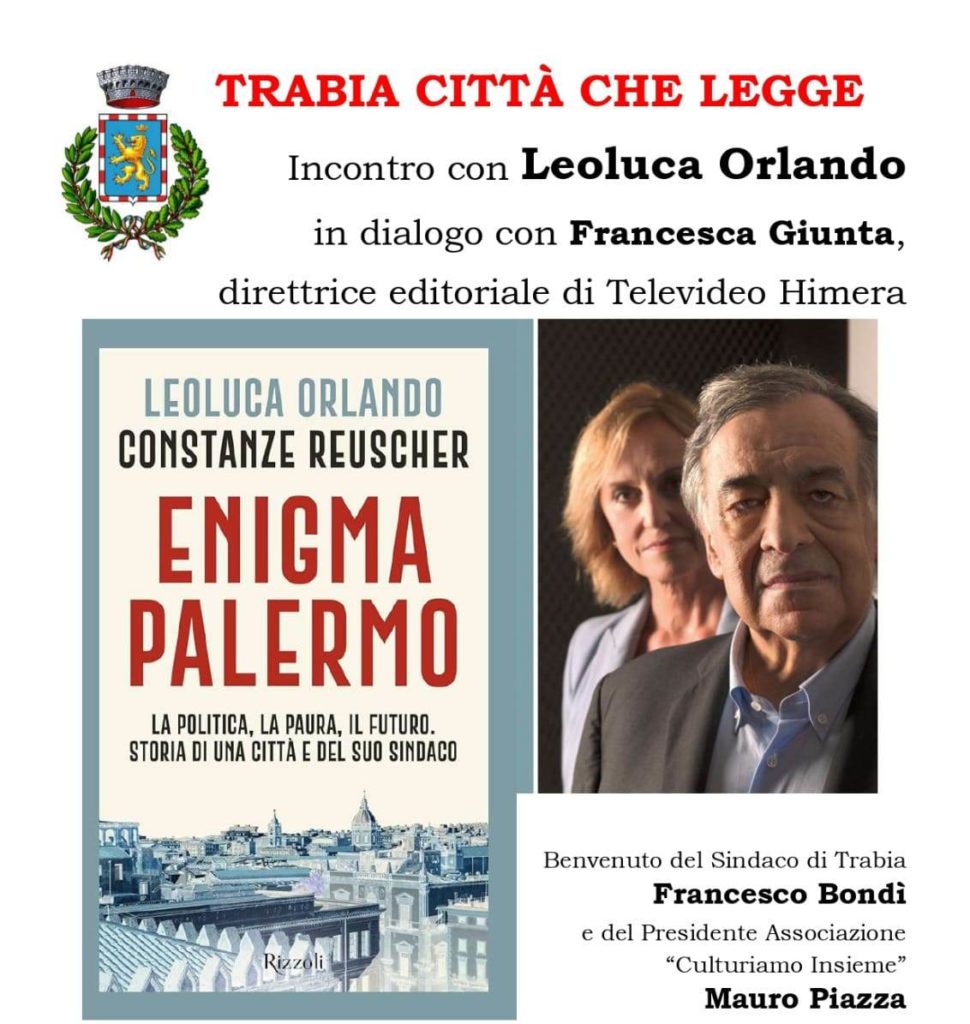Trabia che legge,presentazione del libro di Leoluca Orlando