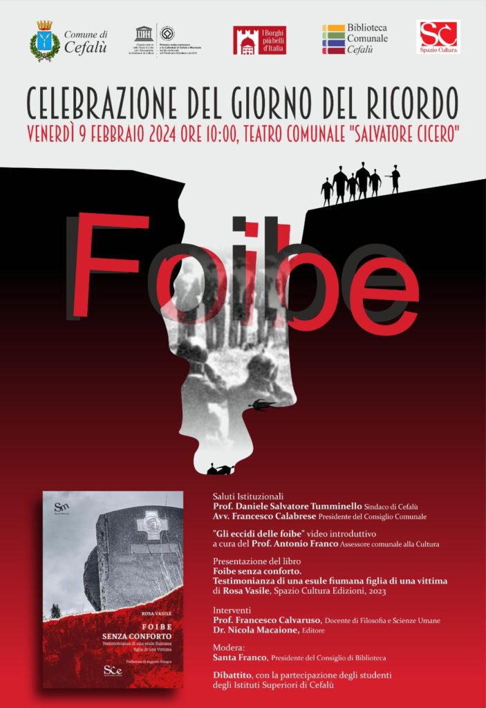 Foibe. Cefalù: iniziativa per non dimenticare