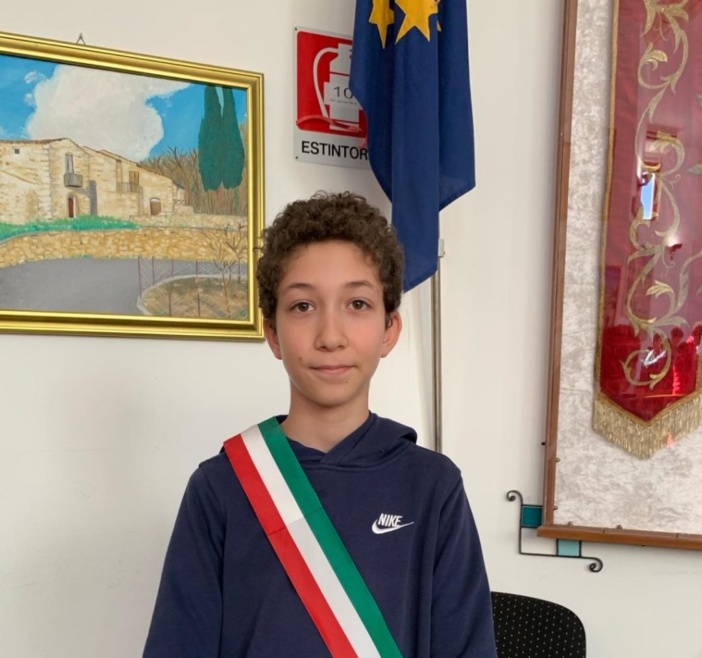 Kristian Ventimiglia è il mini Sindaco di Castellana Sicula