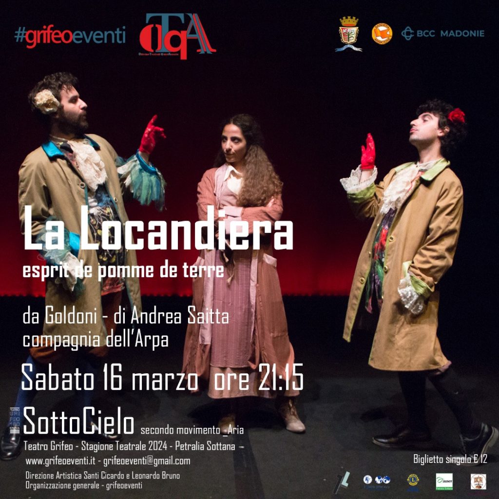 Teatro,La Locandiera al Grifeo